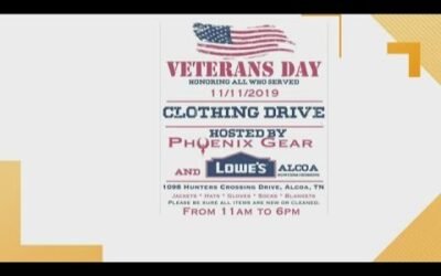 Phoenix Gear Clothing Drive – WBIR Nov 9th, 2019